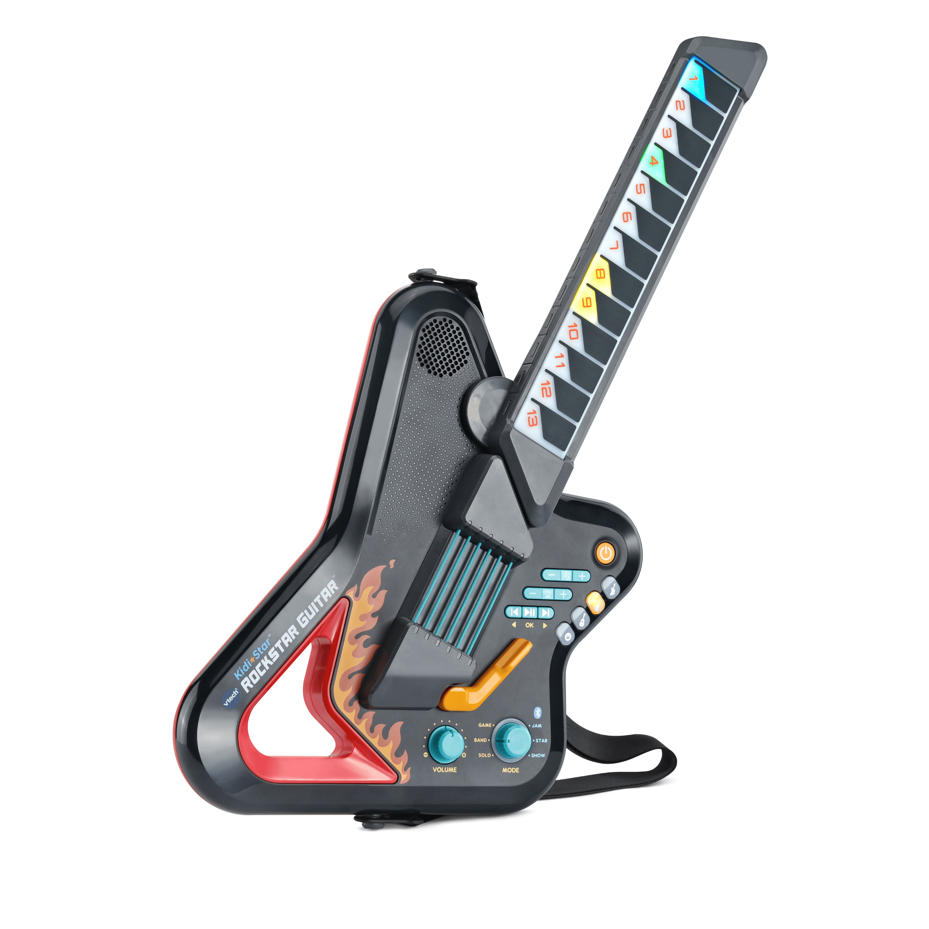 VTech Kidi Guitare Superstar pour créer de la musique, former un groupe, jouer à des jeux et plus encore pour les enfants - Version Anglaise, 5+ Ans