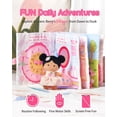 thumbnail image 2 of Libro de tela suave LeyaDoll Interactive Sensory de 1 a 3 años, 2 of 7