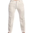 thumbnail image 2 of Men‘s Spring and Summer New Solid Color Linen Slant Pocket Loose Casual Trousers, 2 of 6