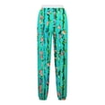 thumbnail image 4 of Birdeem Pantalon à Cordon Imprimé à Blocs de Couleur pour Femmes, 4 of 5