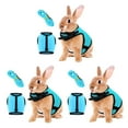 thumbnail image 2 of Becaristey Rabbit Leash Harness Strap Hamster Vest Convenience Long-lasting Buckle Design High-strength Sweet Gift Pet Supplies 3Set, 2 of 6