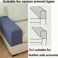 thumbnail image 4 of Large Sofa Arm Covers Recliner Couch Armrest Covers Chair Arm Covers, Wear & Tear Protection (Blue,2 Pack ), 4 of 8