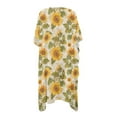 thumbnail image 5 of DISNIMO Women's Sunflower Printed Cover up Swimsuit Kimono Summer Beach Cover ups Casual Loose Swimwear Coverups Open Front Long Cardigan Beach Cover Up for Women, 5 of 6