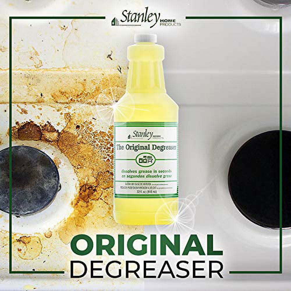 STANLEY HOME PRODUCTS Degreaser Concentrate PLUS Easy-To-Use Spray Bottle –  Removes Stubborn Grease & Grime - Multipurpose Cleaner for Home 