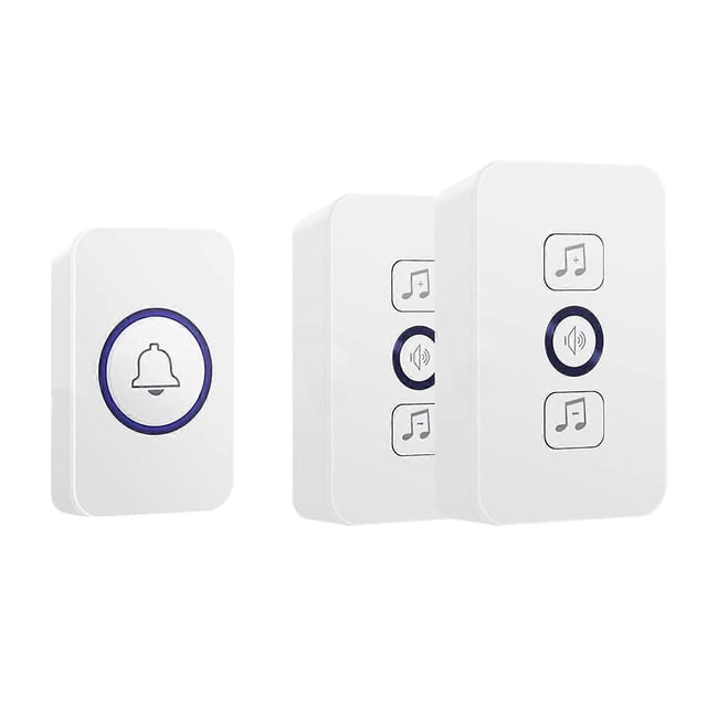 Wireless Caregiver Pager Alert System Call Bell for Home Elderly Patients Disabled 1 Transmitter+1 Receiver