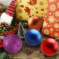thumbnail image 3 of Bobasndm 24Pcs Christmas Ball Shiny Christmas Tree Hanging Ball Ornament Set for Holiday Wedding Party Decoration, 3 of 9
