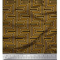 thumbnail image 1 of Soimoi polyester Crepe Fabric Square & Spiral Geometric Print Fabric by Yard 42 Inch Wide, 1 of 3