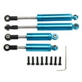 thumbnail image 2 of RC Front Rear Shock Absorbers, Front Rear Shock Absorbers Decorative Practical Easy Replaceable High Elastic Spring  For 1/18 RC Vehicle Red,Black,Blue,Silver, 2 of 8