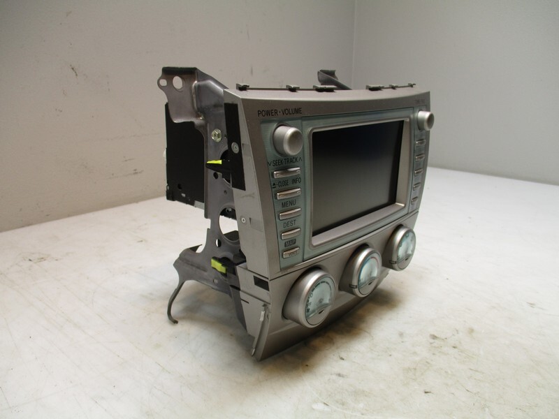 Pre-Owned 2007-2009 Toyota Camry Radio Receiver Navigation Display Screen OEM - Verify Specific Vehicle Fitment In Description - (Good)