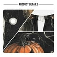 thumbnail image 5 of JSTEL Halloween Pumpkin Skull Scary Waterproof Barber Cape for Men Women Beard Shaving Bib Apron Professional Hair Cutting Cloth, 65 x 55 inch, 5 of 6