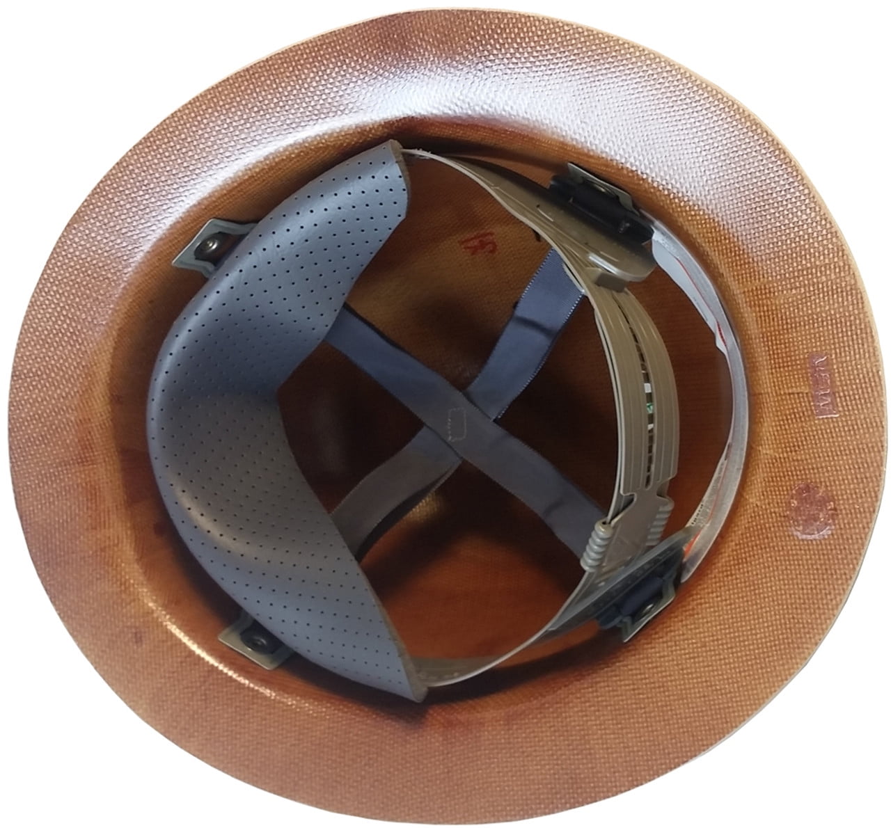 MSA Skullgard Full Brim Hard Hat with STAZ ON Suspension - Brown
