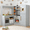 Gray, variant on Arlopu Corner Play Kitchen for Kids w/ Sound & Light, Wooden Kitchen Playset w/ Refrigerator, Stove, Disinfection Locker, Water Dispenser & Sink for Toddler Ages 3+ Boys Girls, Gray