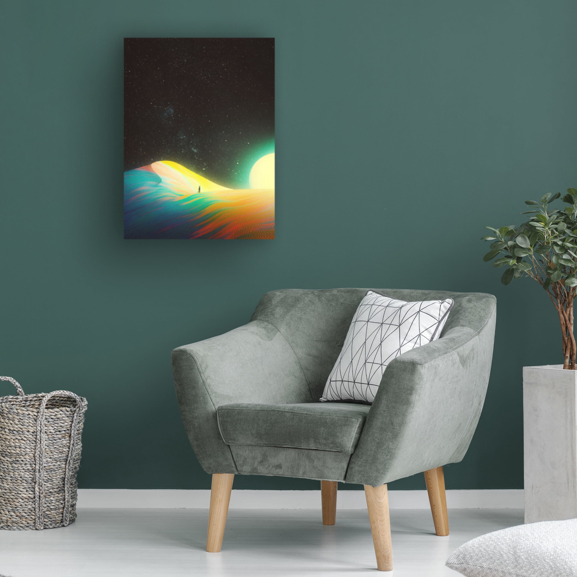 Trademark Fine Art Taudalpoi  The Source of Happiness Canvas Wall Art