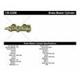 thumbnail image 2 of Centric Parts Brake Master Cylinder P/N:130.33206 Fits select: 1987 VOLKSWAGEN TRANSPORTER, 1982-1986 VOLKSWAGEN VANAGON, 2 of 2