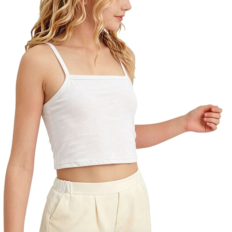 Miluxas 3PC Girls Undershirts Camisole Tank Tops for Kids with