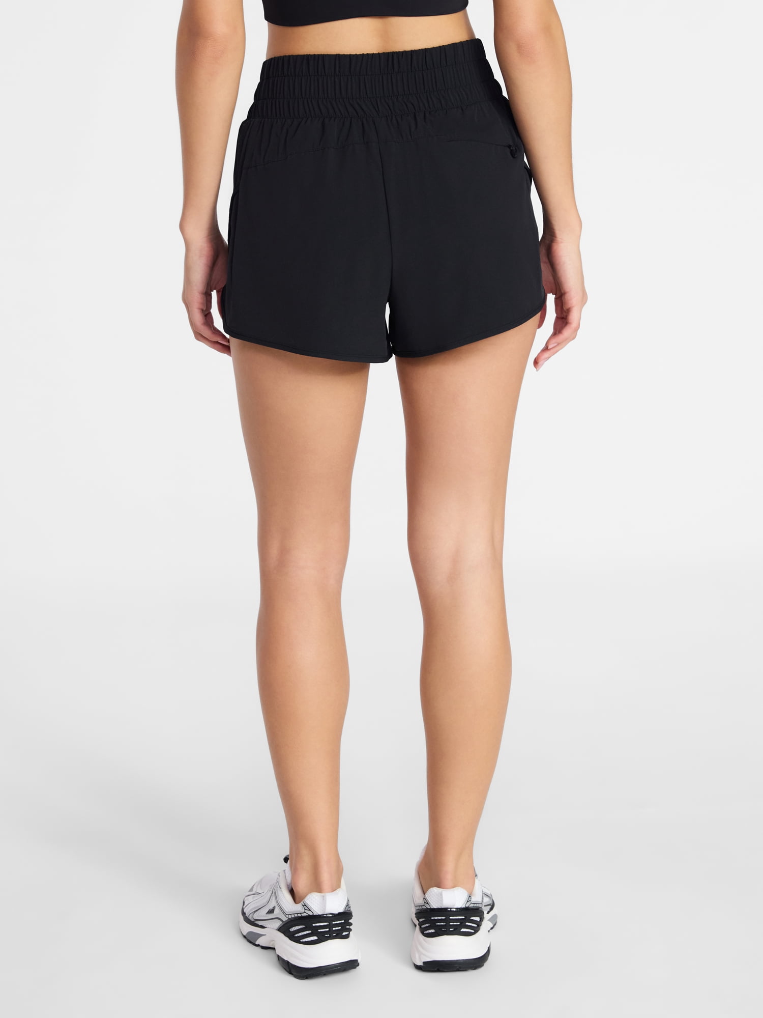 Avia Women's and Women's Plus Running Shorts with Bike Liner, 3" Inseam, Sizes XS-4X