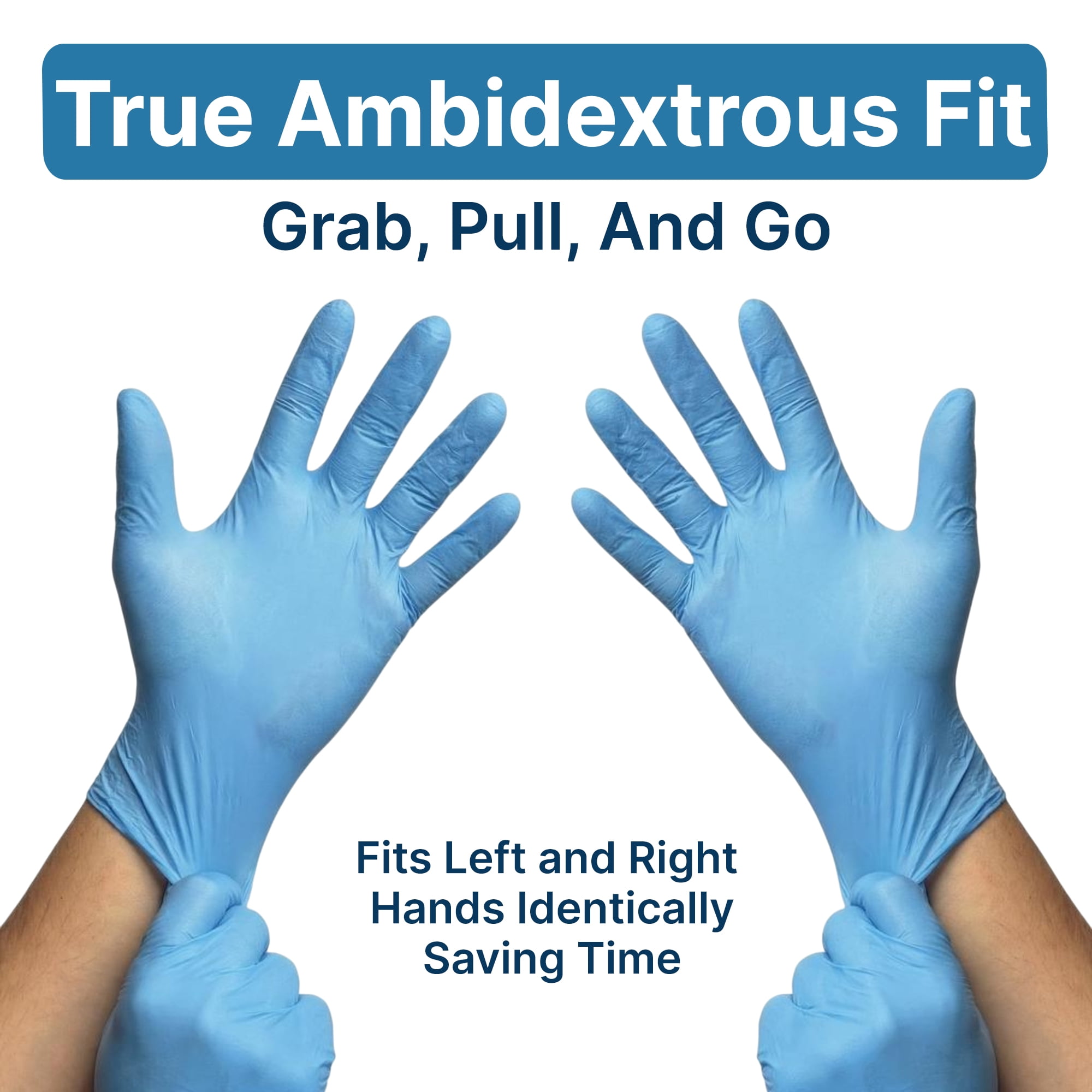 Snugwell Vinyl Gloves Latex-Free & Powder-Free Disposable Gloves (Medium) 1000 Count