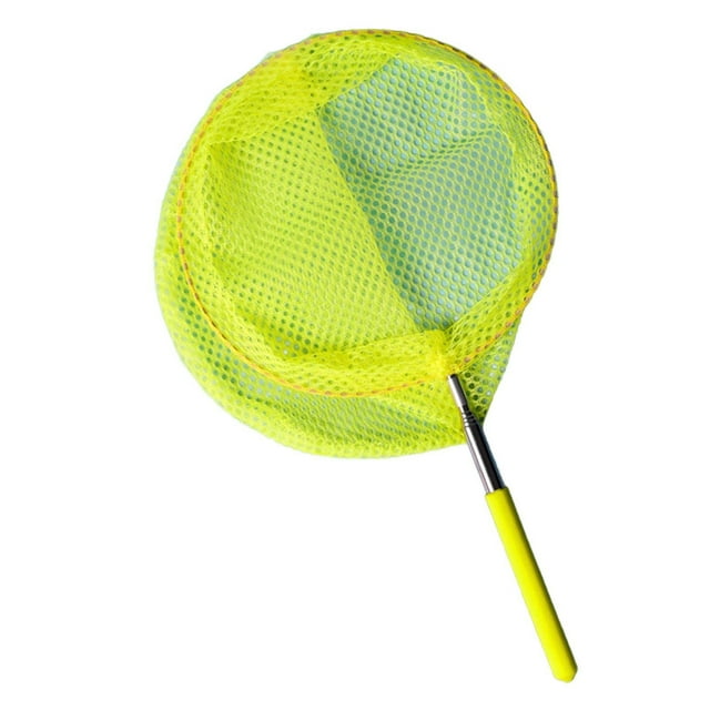 fheaev 3 Pcs Filet de Nettoyage pour Piscine Été en Acier Inoxydable Enfants Filet de Pêche Rétractable Jouets de Plage Extérieurs Sac en Filet Filet Anti-Punaises de Parc Filet Anti-Fuites 7 Couleurs au Choix