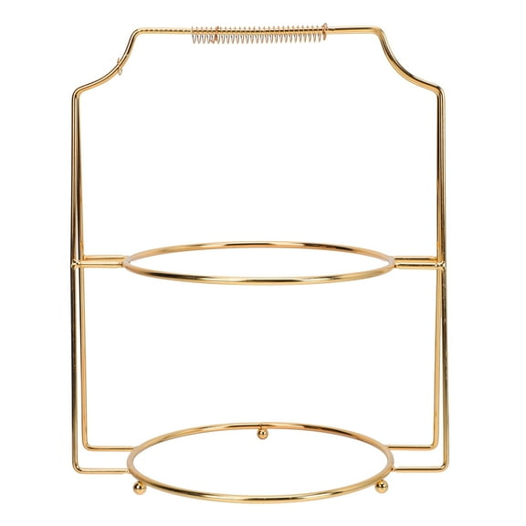 Raindrops 1Pcs Golden Iron Platter Stands Display for Cake Display Rack at Home
