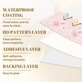 thumbnail image 6 of Pink Peel and Stick Wallpaper Delicate Floral Design Soft Pink Flower Spring Wall Mural 17.7in x 9.8ft Self Adhesive Removable Wall Paper Renter Friendly Wallpaper for Girls Bedroom Nursery, 6 of 8
