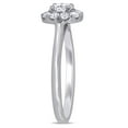 thumbnail image 4 of Created Forever Women's 3/4 Carat T.G.W. Lab-Grown Diamond 14kt White Gold Halo Engagement Ring, 4 of 10