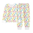 thumbnail image 4 of WRTFVZA Adorable Cartoon Print Two Piece Pajama Set For Girls Soft Comfortable Sleepwear And Wear Girl Outfits Size 9, 4 of 4