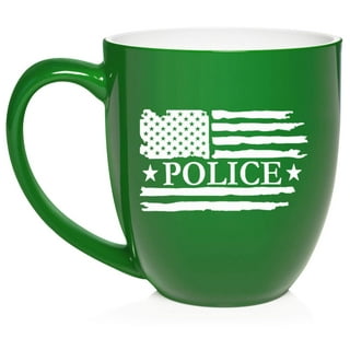 Police Officer For Mother - The Best Kind Of Mom Raises A Police Officer -  Appreciation Thank You Cop Gifts Coffee Mug Police Man Woman Thin Blue Line