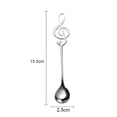 thumbnail image 3 of Music Note Spoons 6-Pcs Creative Cute Teaspoons Stainless Steel Staff Musical Notation Shaped Coffee Spoons, 3 of 6