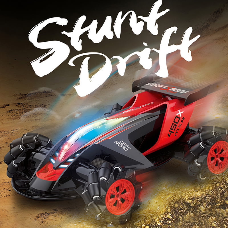 4WD Off-road RC Car Toy 1/10 Stunt Tire Drift 360 Degree Spin Christmas Gifts 