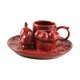 thumbnail image 2 of Palo Soporte Incienso Incienso Multipropósito Incienso Multipropósito Stick Sporter Smudge Bowl para sala de estar Decoración del hogar Rojo, 2 of 8