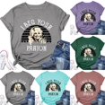 thumbnail image 2 of Women's Dolly Shirts Vintage Country Music Dolly Printed Tee, Loose‑Fit Cotton Blend Short Sleeve Unisex Casual Daily Shirt Tops XXXXL, 2 of 4
