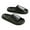 Black, variant on Summer Saving Clearance! Tuobarr Womens Slides Womens Mens Solid Color Slippers Super Soft Breathable -Slip Bedroom Home Slippers Navy US Size 7