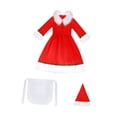 thumbnail image 2 of Disfraz de Papá Noel, vestido navideño de manga larga para niños, ideal para cosplay y fiestas. SG, 2 of 9
