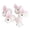 White, variant on HILOGEL 5pcs Mini Realistic Cute Bunny Lifelike Easter Rabbits Simulation Model Stuffed