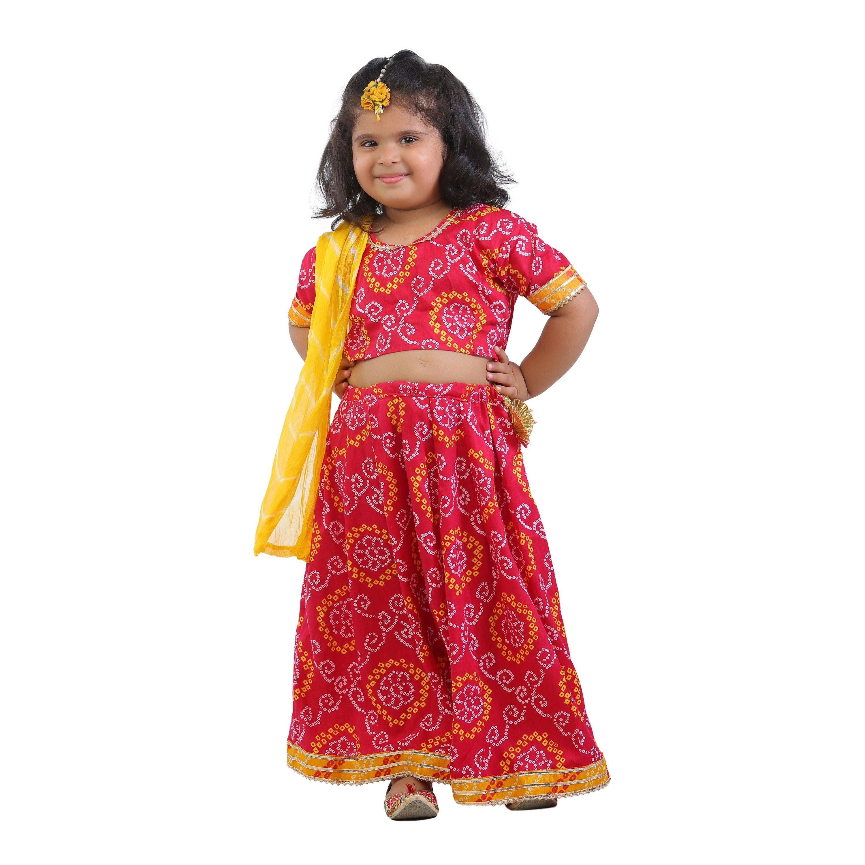 Radha Dress for Girls Kids by itsmycostume on DeviantArt