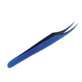 thumbnail image 6 of M Buder Eyelash Extension Tweezers Stainless Steel Ergonomic Curved Dolphin Tip for Volume Individual False Lashes and Nail Art, Blue Titanium (5.51 inches / 14 cm), 6 of 9