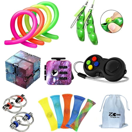 Flippy Chain Lot de 2 jouets anti-stress pour enfants atteints de TDAH, TDAH, autisme, adultes et adolescents