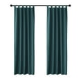thumbnail image 2 of Winmate Insulated Cotton Tab Top Curtain Panel - Pair each 80" x 84" in Nightwatch Green, 2 of 5