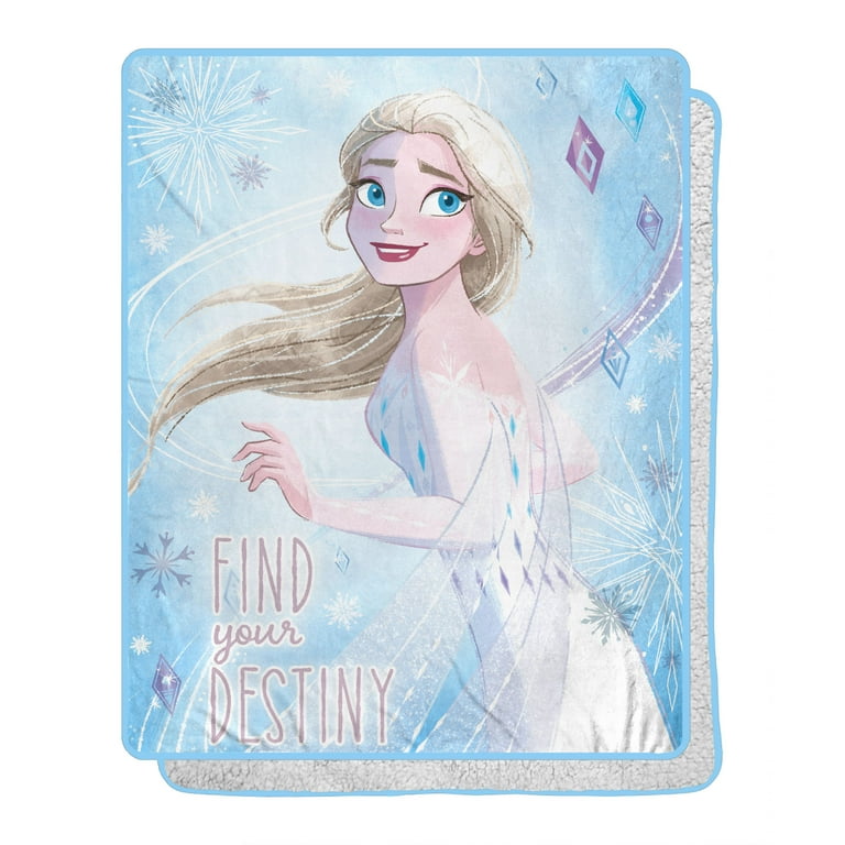Frozen 2 Magical Destiny Silk Touch Sherpa Blanket