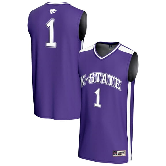 Unisex GameDay Greats #1 Purple Kansas State Wildcats Lightweight Collegiate Basketball Fashion Jersey
