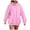 Pink, variant on HVOBTTY Women's Long Sleeved Sweatshirts, Fall and Winter Tops for Women, Women's Casual Soft Solid Color Versatile Hooded Long Sweatshirt with Pocket Khaki, Khaki