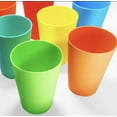 thumbnail image 4 of Casewin Set of 12 Kids Plastic Cups - 9 Ounce Children Drinking Cups Tumblers Reusable - Dishwasher Safe - BPA-Free Cups for Kids & Toddlers Bright Colored - Unbreakable Toddler Cups, 4 of 8