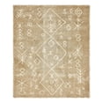 thumbnail image 3 of Unique Loom Rabat Shag Collection Area Rug - Tribal (8' x 10' Rectangle Taupe/Ivory), 3 of 7