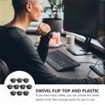 thumbnail image 4 of Shisuyan 30pcs Desk Wire Grommet Black Plastic with Simple Design for Home Users, 4 of 9