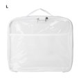 thumbnail image 2 of Advancent Bolsa organizadora de juguetes para niños, bolsas grandes de PVC para guardar rompecabezas y peluches, bolsa de viaje para actividades Almacenamiento y organización del hogar Blanco M, 2 of 6