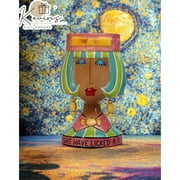 Ceramic African American Lady with Colorful Hair Candy Jar Home Decor  Kitchen Decor