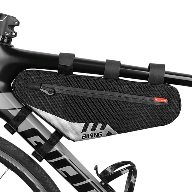 Pack Bicicleta Bolsa de bicicleta impermeable tubo de ciclismo bolsa de marco frontal herramientas d WEST BIKING Pack Bicicleta