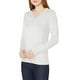 thumbnail image 2 of Ailaofu Women's V Neck Long Sleeve Solid Classic Knit Pullover Sweater Tops, 2 of 5