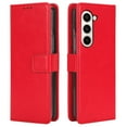 thumbnail image 2 of for Samsung Galaxy Z Fold 6 Case, Galaxy Z Fold 6 Wallet Case with Card Holder Kickstand Magnetic PU Leather Flip Case Wallet for Samsung Galaxy Z Fold 6 5G, Red, 2 of 14