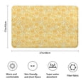 thumbnail image 3 of Yellow Daisy Pattern Bathroom Rugs Mat,Non Slip Microfiber Bathroom Rug,Rubber Backing,Soft Bathroom Mats for Bathroom Floor,Tub and Shower,17x27in(43x68cm), 3 of 5